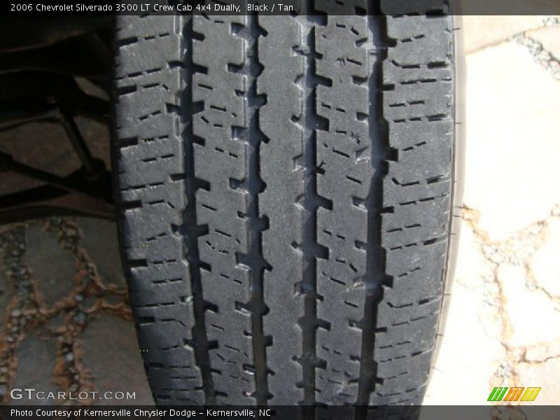 Black / Tan 2006 Chevrolet Silverado 3500 LT Crew Cab 4x4 Dually