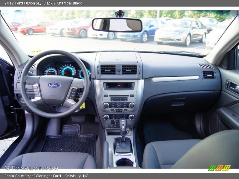 Black / Charcoal Black 2012 Ford Fusion SE