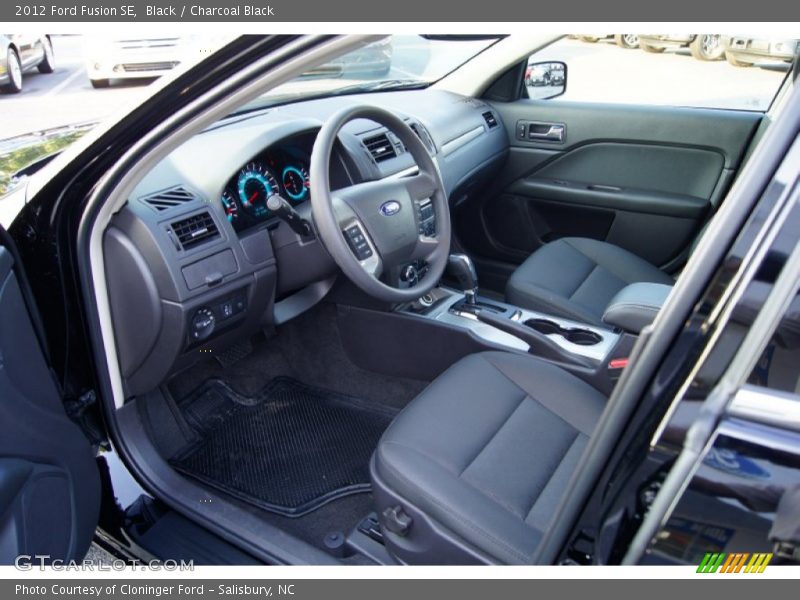Black / Charcoal Black 2012 Ford Fusion SE