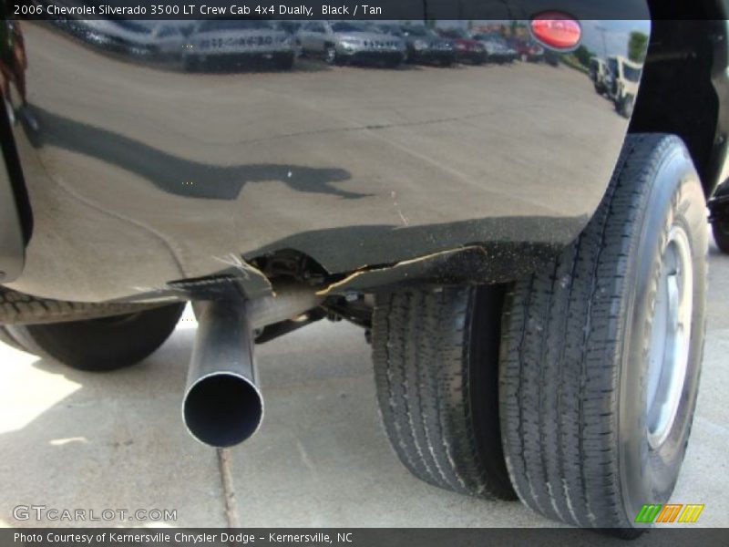 Black / Tan 2006 Chevrolet Silverado 3500 LT Crew Cab 4x4 Dually
