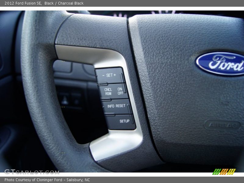 Black / Charcoal Black 2012 Ford Fusion SE