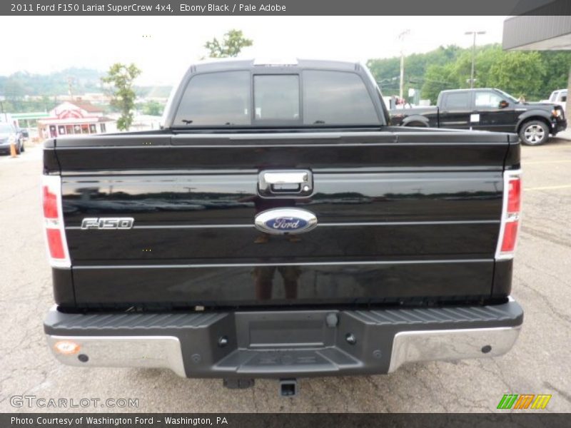 Ebony Black / Pale Adobe 2011 Ford F150 Lariat SuperCrew 4x4