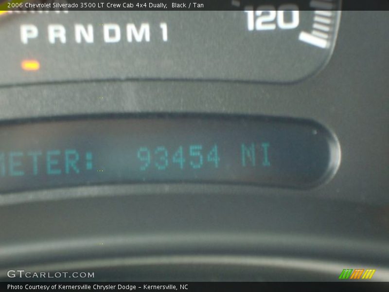 Black / Tan 2006 Chevrolet Silverado 3500 LT Crew Cab 4x4 Dually