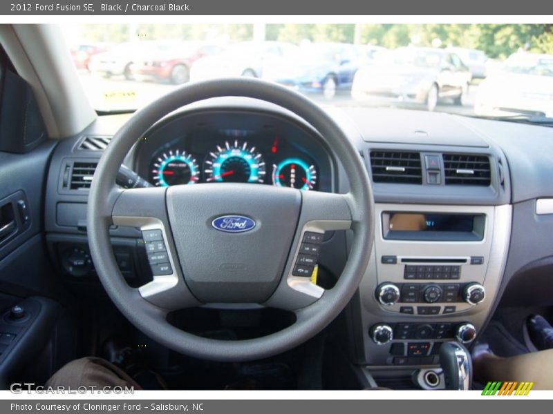 Black / Charcoal Black 2012 Ford Fusion SE