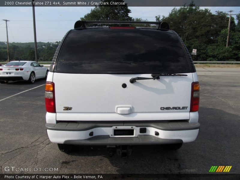 Summit White / Gray/Dark Charcoal 2003 Chevrolet Tahoe Z71 4x4