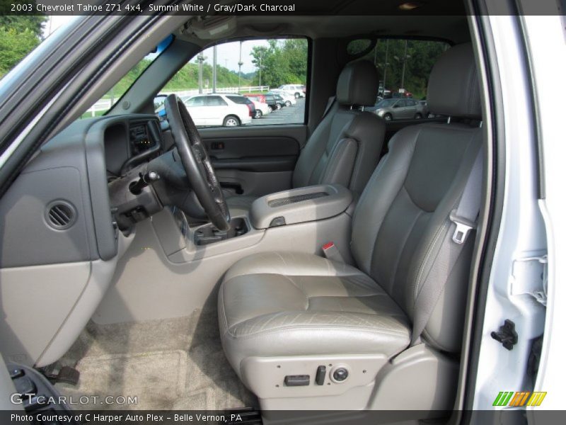 Summit White / Gray/Dark Charcoal 2003 Chevrolet Tahoe Z71 4x4