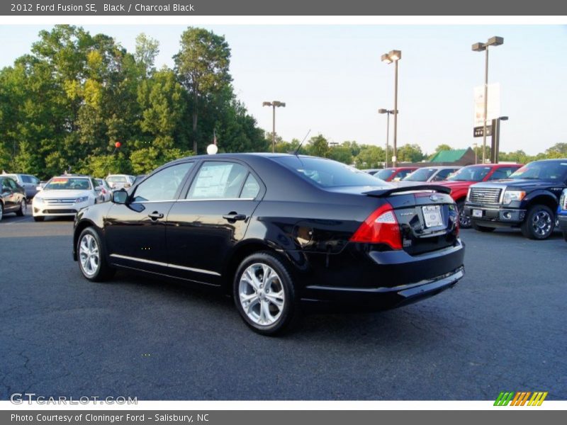 Black / Charcoal Black 2012 Ford Fusion SE