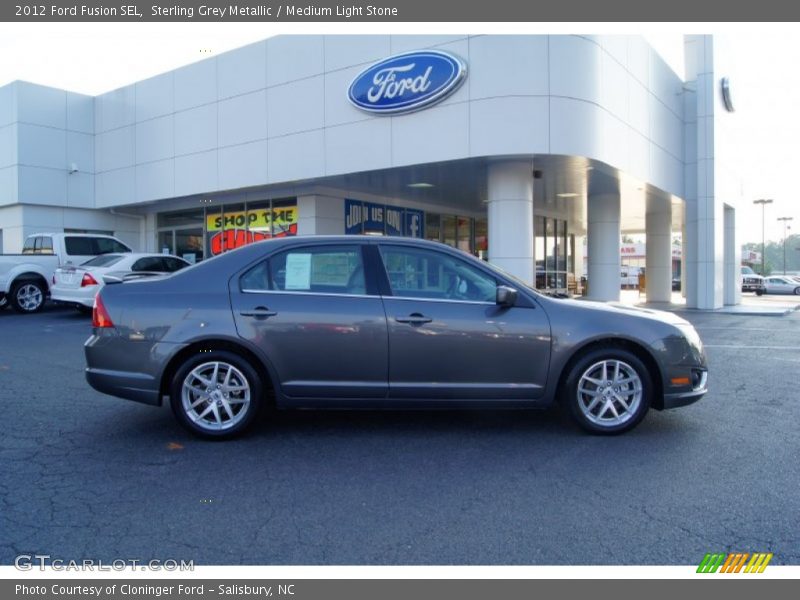 Sterling Grey Metallic / Medium Light Stone 2012 Ford Fusion SEL