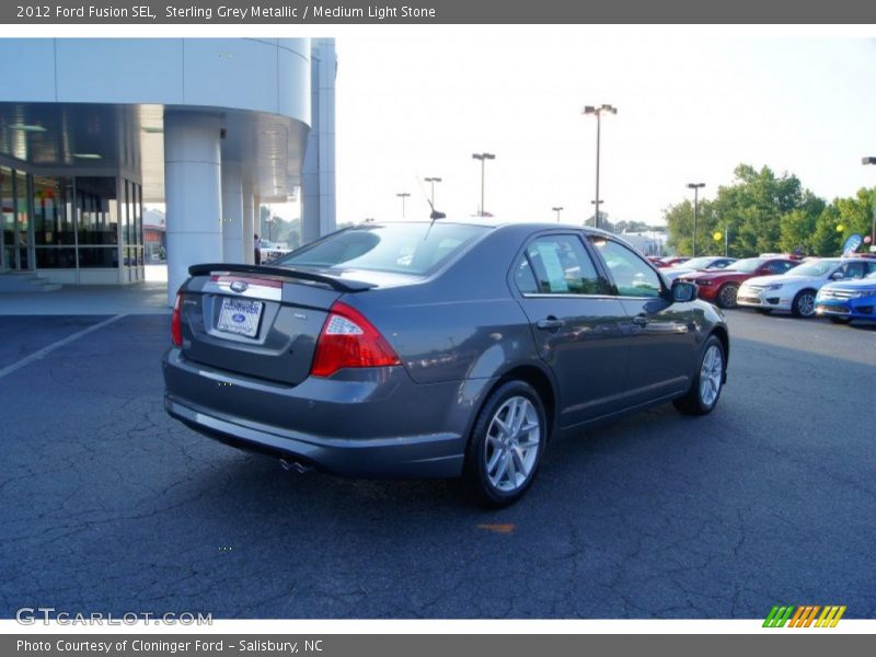 Sterling Grey Metallic / Medium Light Stone 2012 Ford Fusion SEL