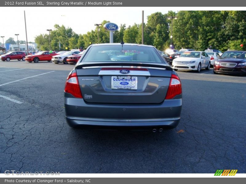 Sterling Grey Metallic / Medium Light Stone 2012 Ford Fusion SEL