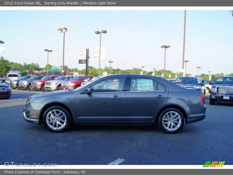 Sterling Grey Metallic / Medium Light Stone 2012 Ford Fusion SEL
