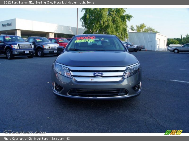 Sterling Grey Metallic / Medium Light Stone 2012 Ford Fusion SEL