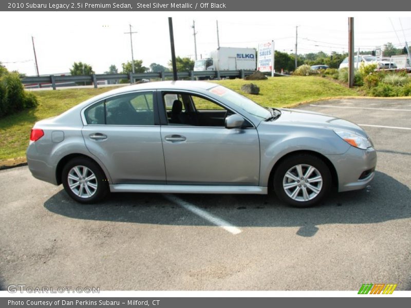 Steel Silver Metallic / Off Black 2010 Subaru Legacy 2.5i Premium Sedan