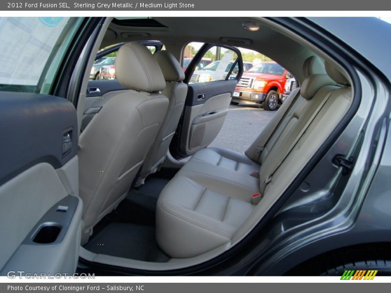  2012 Fusion SEL Medium Light Stone Interior