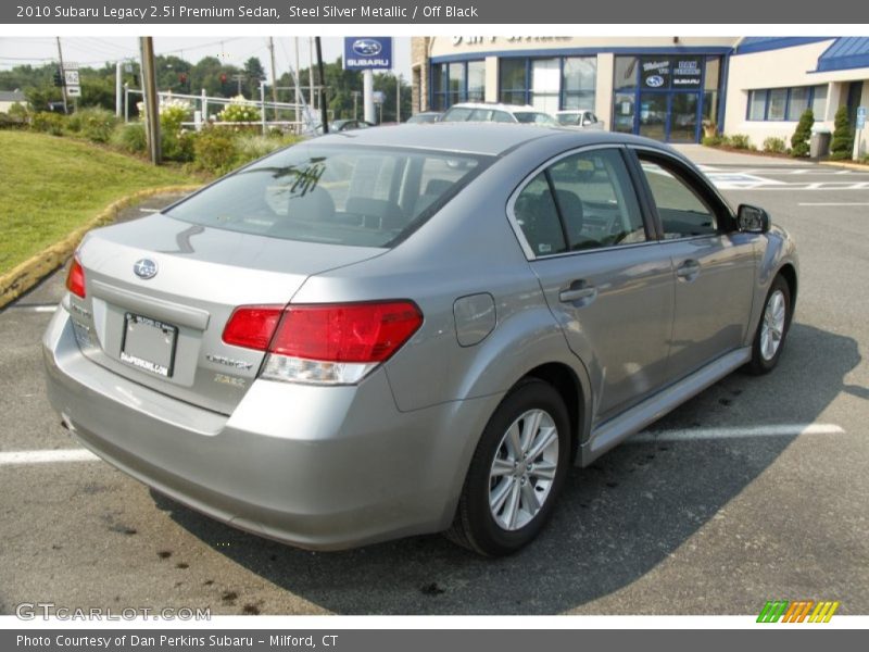Steel Silver Metallic / Off Black 2010 Subaru Legacy 2.5i Premium Sedan