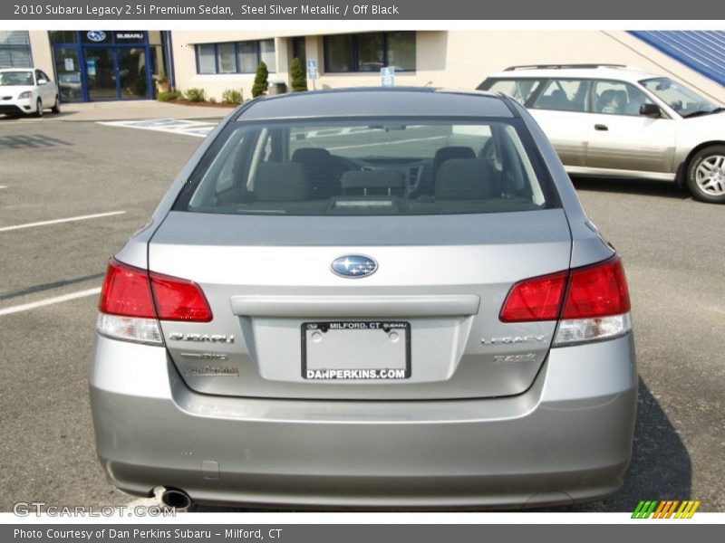 Steel Silver Metallic / Off Black 2010 Subaru Legacy 2.5i Premium Sedan