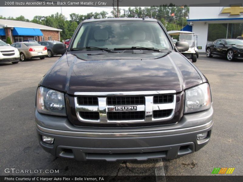 Black Garnet Metallic / Gray 2008 Isuzu Ascender S 4x4