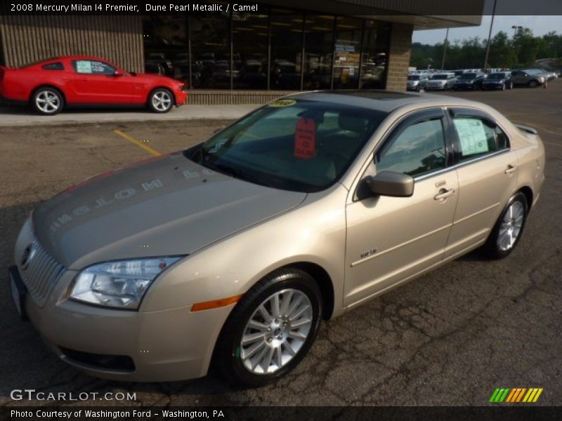 Dune Pearl Metallic / Camel 2008 Mercury Milan I4 Premier