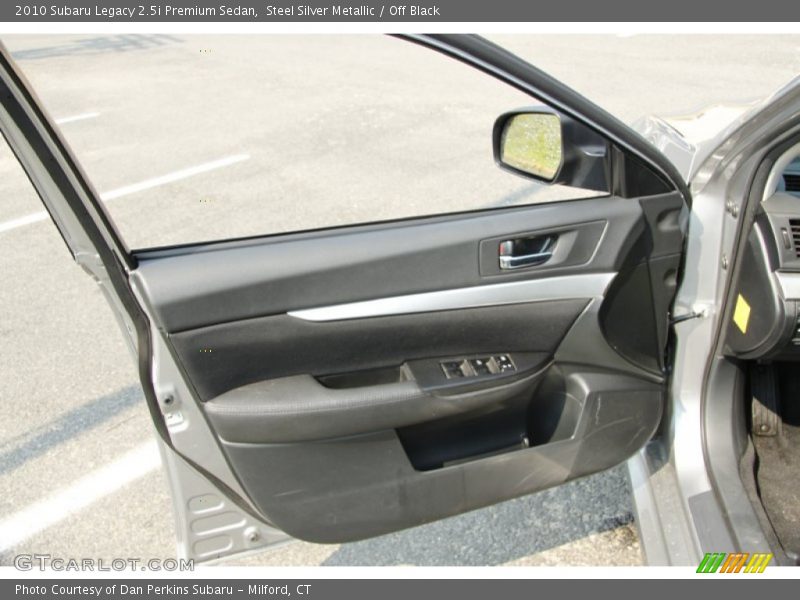Steel Silver Metallic / Off Black 2010 Subaru Legacy 2.5i Premium Sedan