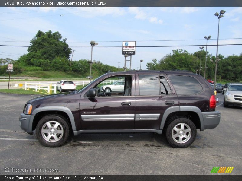  2008 Ascender S 4x4 Black Garnet Metallic