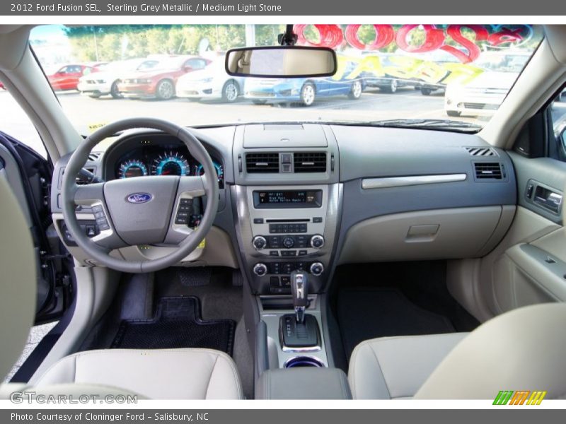 Dashboard of 2012 Fusion SEL