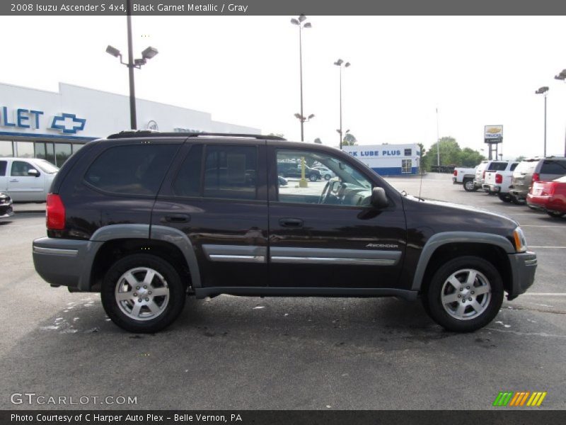 Black Garnet Metallic / Gray 2008 Isuzu Ascender S 4x4