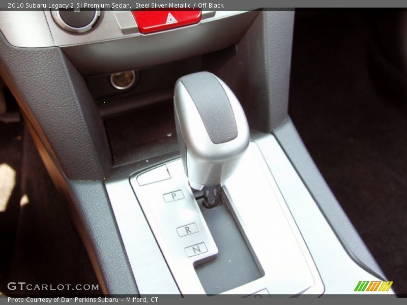  2010 Legacy 2.5i Premium Sedan Lineartronic CVT Automatic Shifter