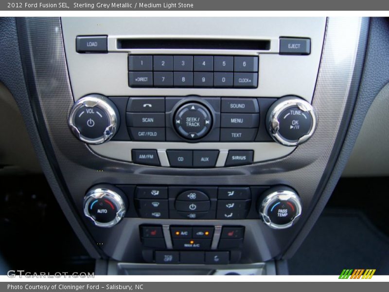 Controls of 2012 Fusion SEL