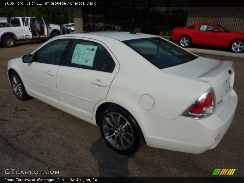 White Suede / Charcoal Black 2009 Ford Fusion SE