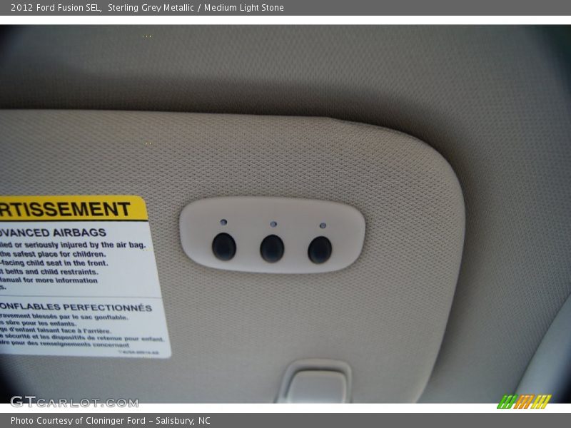 Sterling Grey Metallic / Medium Light Stone 2012 Ford Fusion SEL
