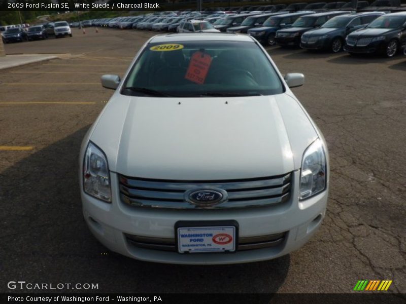 White Suede / Charcoal Black 2009 Ford Fusion SE