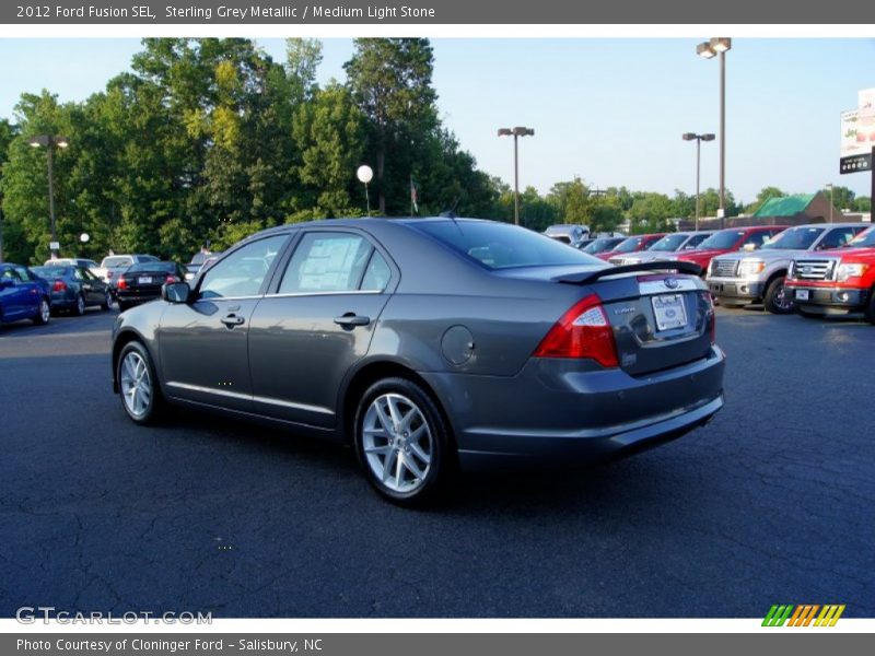 Sterling Grey Metallic / Medium Light Stone 2012 Ford Fusion SEL