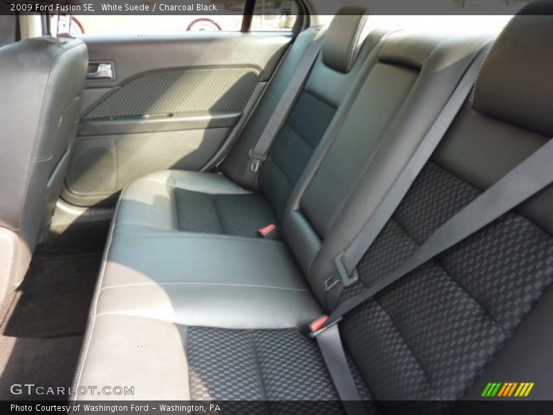 White Suede / Charcoal Black 2009 Ford Fusion SE