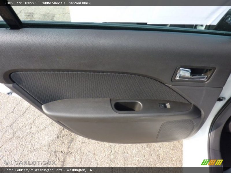 White Suede / Charcoal Black 2009 Ford Fusion SE