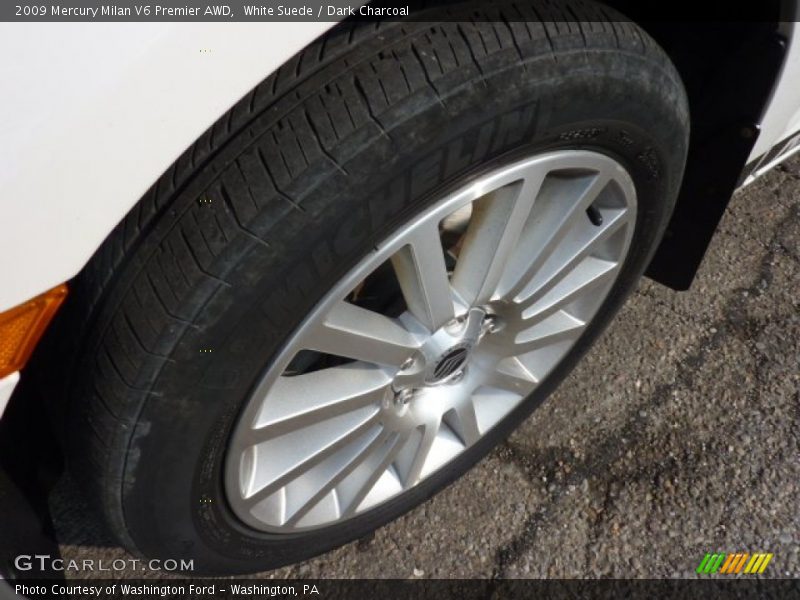 White Suede / Dark Charcoal 2009 Mercury Milan V6 Premier AWD
