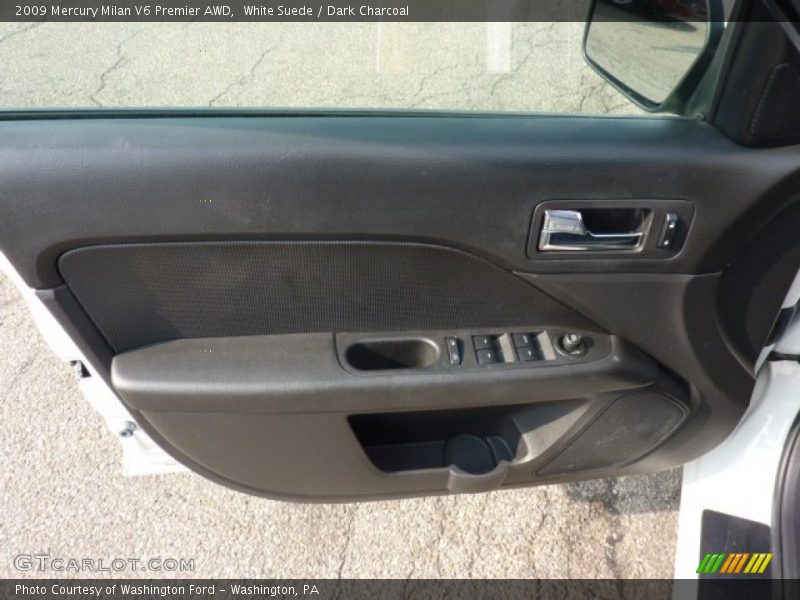White Suede / Dark Charcoal 2009 Mercury Milan V6 Premier AWD