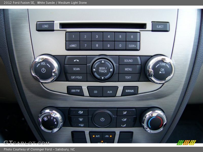 White Suede / Medium Light Stone 2012 Ford Fusion SE