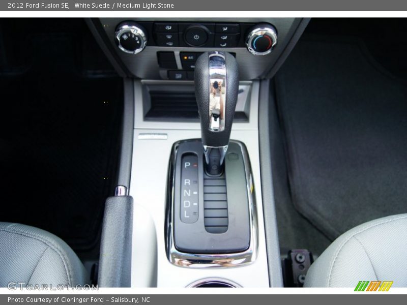 White Suede / Medium Light Stone 2012 Ford Fusion SE