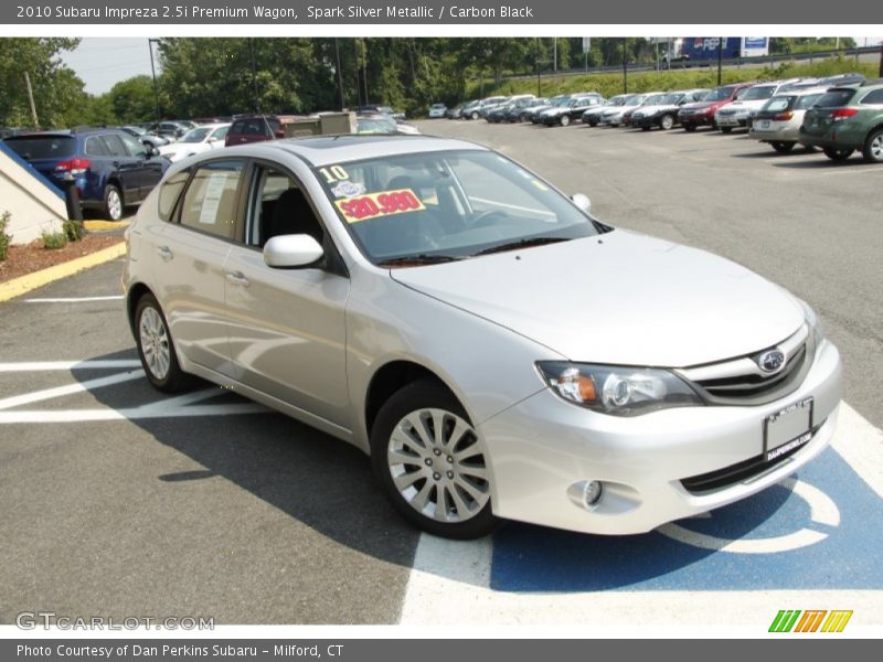 Spark Silver Metallic / Carbon Black 2010 Subaru Impreza 2.5i Premium Wagon