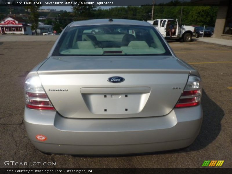Silver Birch Metallic / Medium Light Stone 2008 Ford Taurus SEL