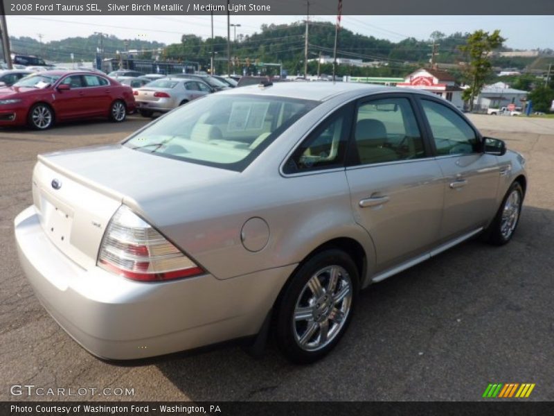 Silver Birch Metallic / Medium Light Stone 2008 Ford Taurus SEL