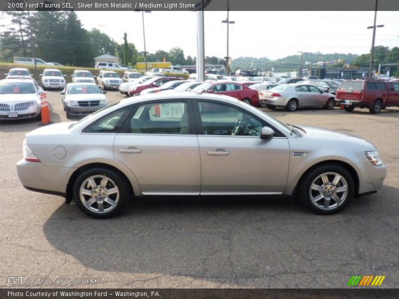 Silver Birch Metallic / Medium Light Stone 2008 Ford Taurus SEL