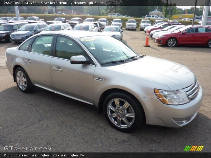Silver Birch Metallic / Medium Light Stone 2008 Ford Taurus SEL