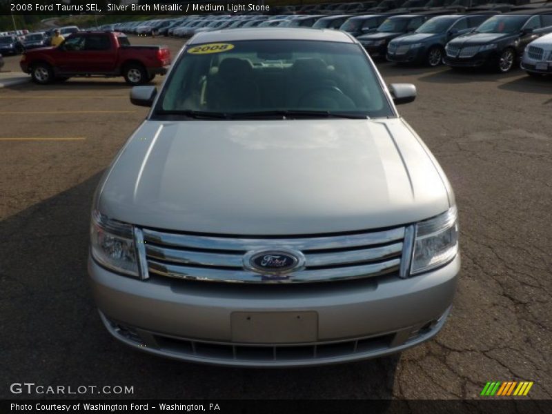 Silver Birch Metallic / Medium Light Stone 2008 Ford Taurus SEL
