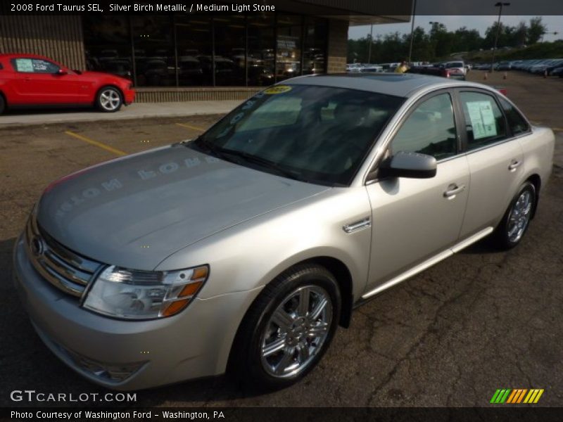 Silver Birch Metallic / Medium Light Stone 2008 Ford Taurus SEL