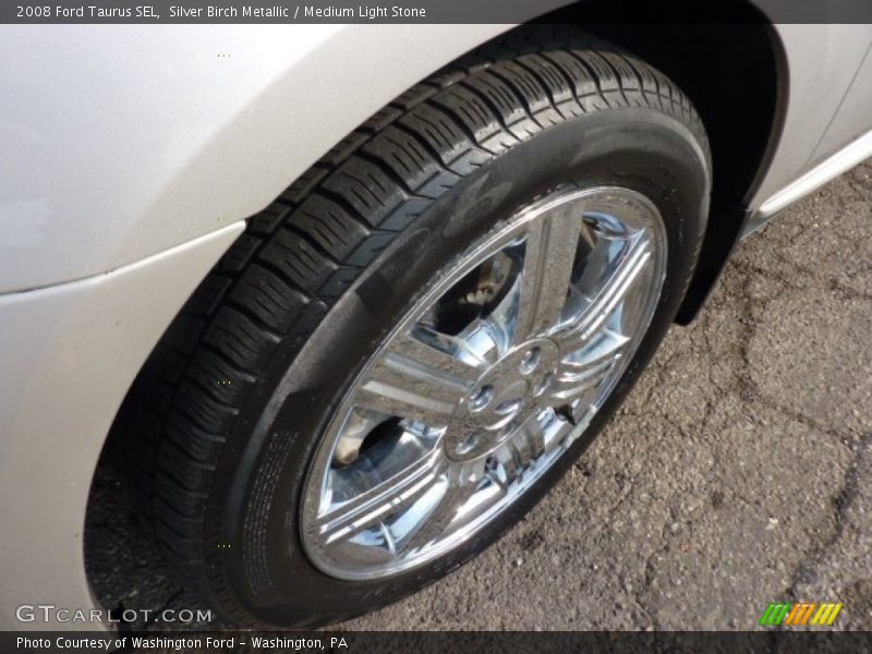 Silver Birch Metallic / Medium Light Stone 2008 Ford Taurus SEL