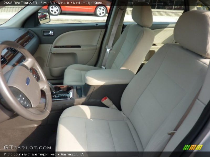 Silver Birch Metallic / Medium Light Stone 2008 Ford Taurus SEL