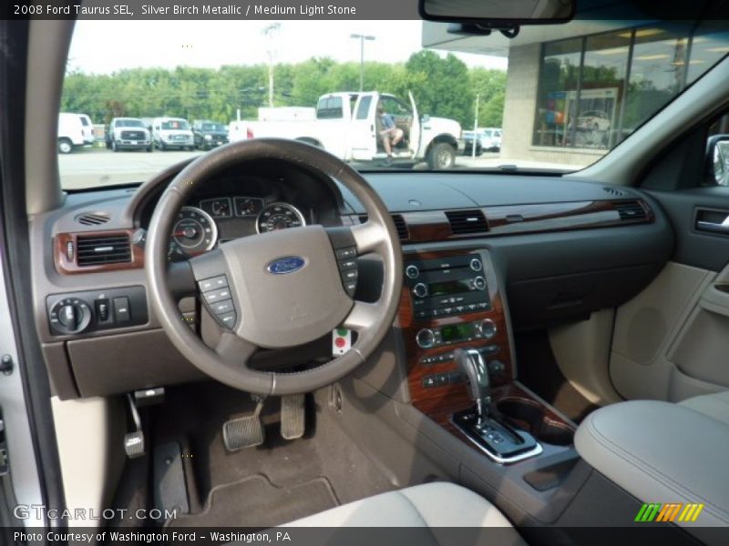 Silver Birch Metallic / Medium Light Stone 2008 Ford Taurus SEL