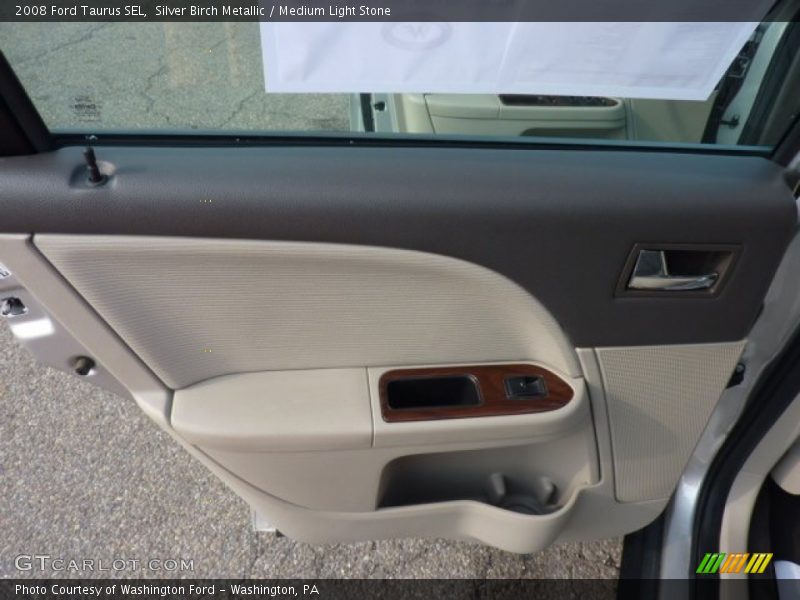 Silver Birch Metallic / Medium Light Stone 2008 Ford Taurus SEL