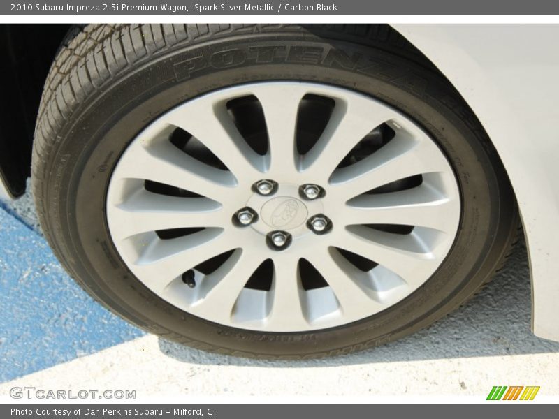 Spark Silver Metallic / Carbon Black 2010 Subaru Impreza 2.5i Premium Wagon